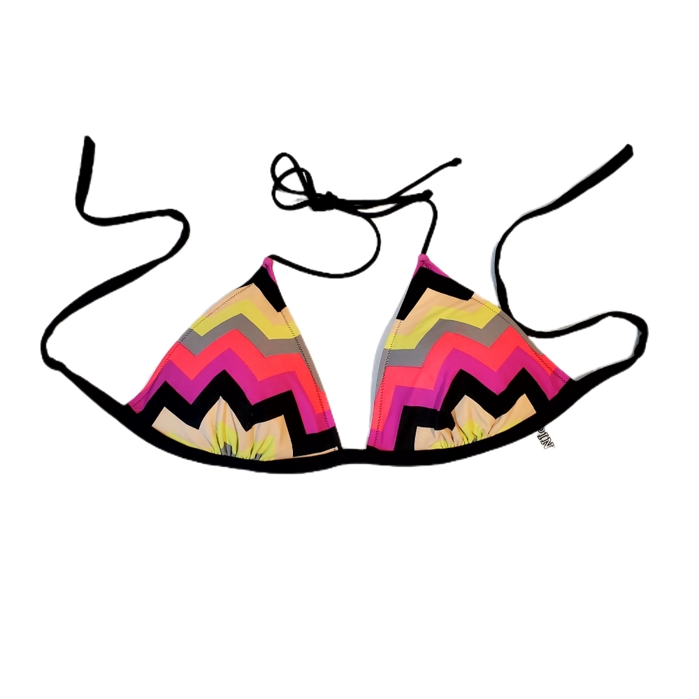 Victoria's Secret PINK Swim Triangle Bikini Top Large